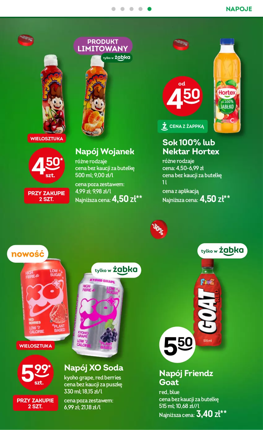 Gazetka promocyjna Żabka - gazetka-promocyjna-33-34-2026 - ważna 12.08 do 25.08.2026 - strona 27 - produkty: Gra, Hortex, Napój, Napoje, Nektar, Sok