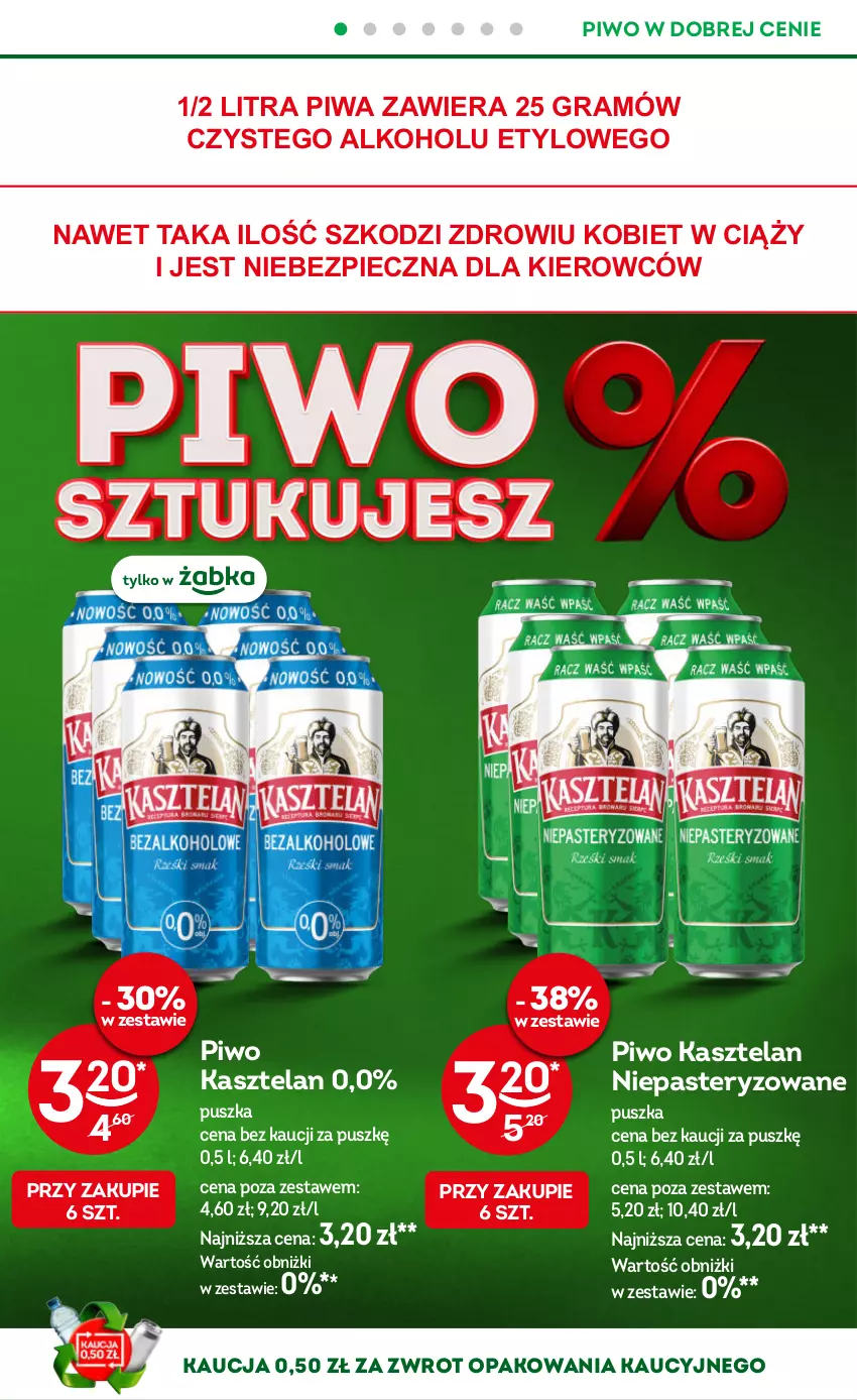 Gazetka promocyjna Żabka - gazetka-promocyjna-33-34-2026 - ważna 12.08 do 25.08.2026 - strona 44 - produkty: Gra, Kasztelan, Piec, Piwa, Piwo