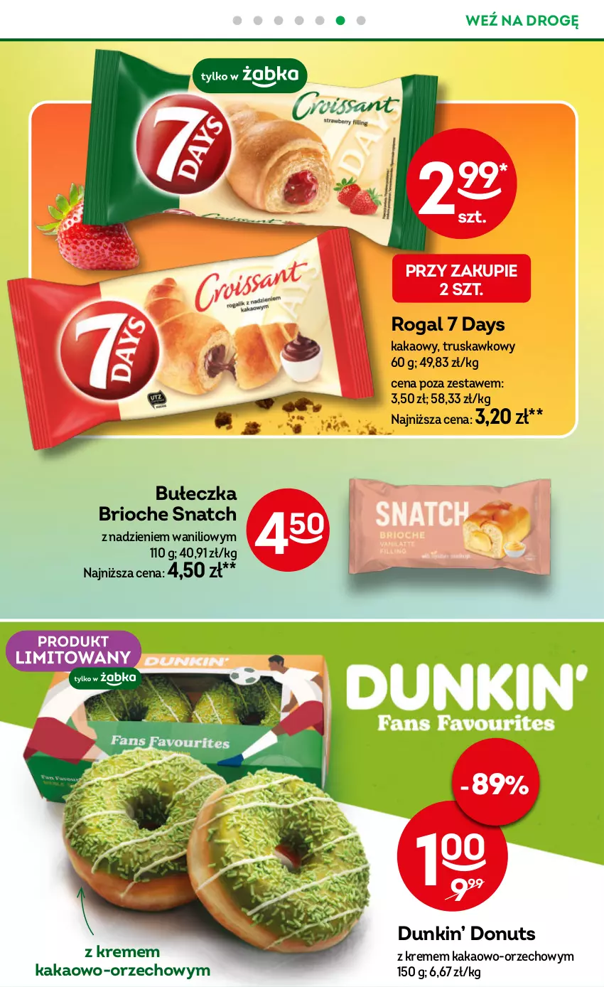 Gazetka promocyjna Żabka - gazetka-promocyjna-33-34-2026 - ważna 12.08 do 25.08.2026 - strona 75 - produkty: 7 Days, Donut, Kakao, Rogal