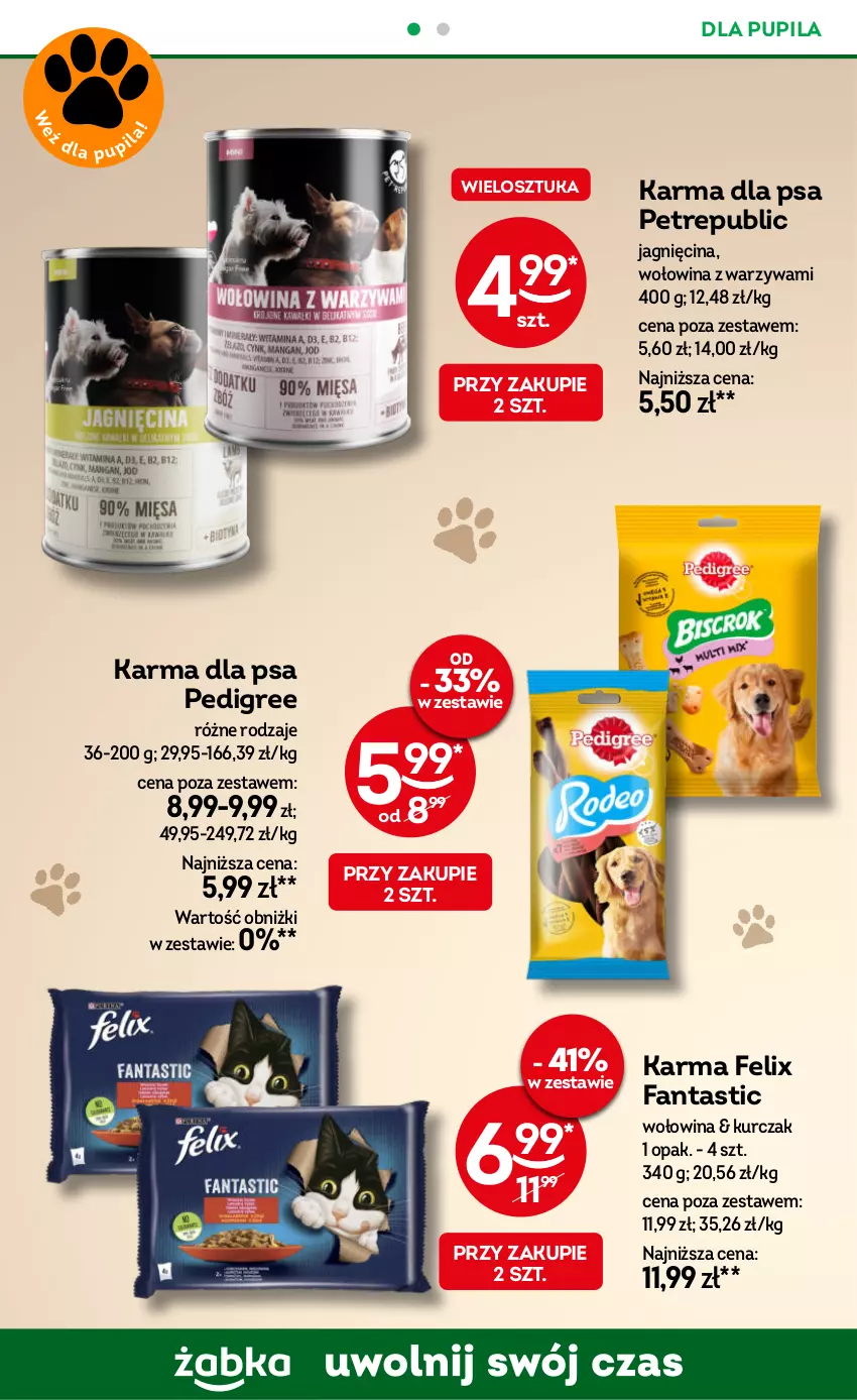 Gazetka promocyjna Żabka - gazetka-promocyjna-33-34-2026 - ważna 12.08 do 25.08.2026 - strona 88 - produkty: Fa, Fanta, Felix, Kurczak, Pedigree, Warzywa, Wołowina