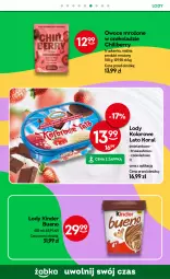 Gazetka promocyjna Żabka - gazetka-promocyjna-33-34-2026 - Gazetka - ważna od 25.08 do 25.08.2026 - strona 57 - produkty: Kinder Bueno, Lody, Owoce, Kinder