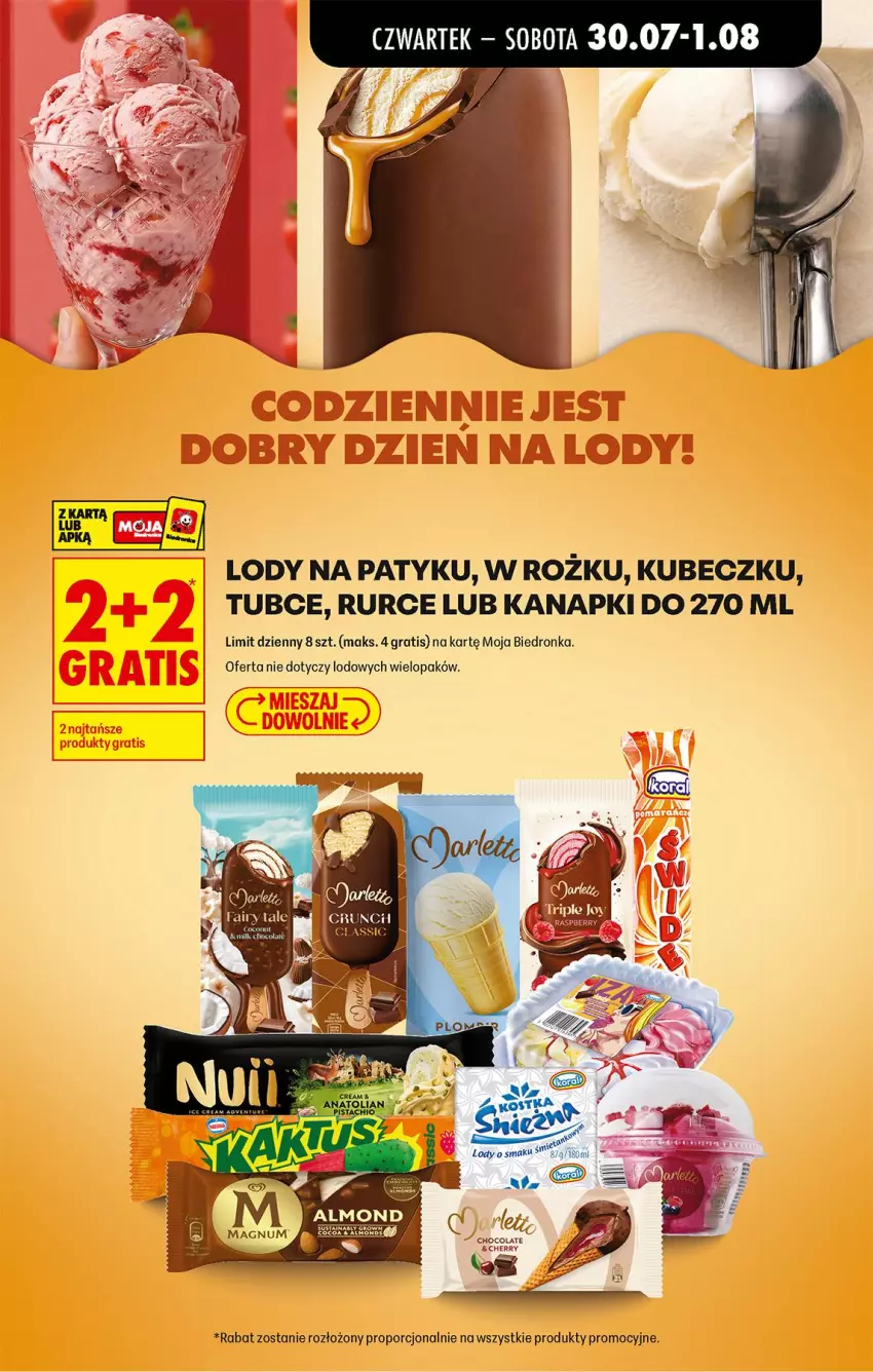Gazetka promocyjna Biedronka - Od Czwartku - ważna 30.07 do 01.08.2026 - strona 21 - produkty: Gra, Lody, Por