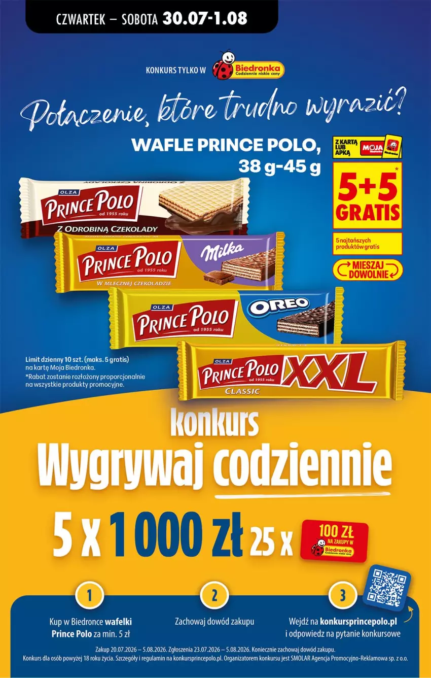 Gazetka promocyjna Biedronka - Od Czwartku - ważna 30.07 do 01.08.2026 - strona 56 - produkty: Gra, Mola, Por, Prince Polo