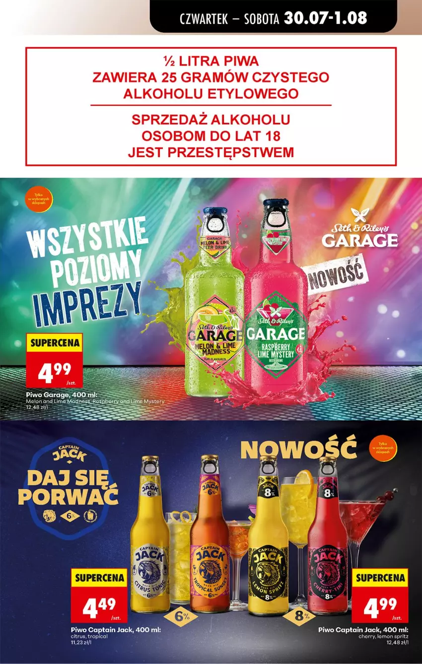 Gazetka promocyjna Biedronka - Od Czwartku - ważna 30.07 do 01.08.2026 - strona 65 - produkty: Captain Jack, Fa, Gra, Piwa, Piwo, Tropical