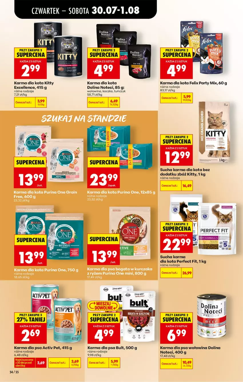Gazetka promocyjna Biedronka - Od Czwartku - ważna 30.07 do 01.08.2026 - strona 78 - produkty: Felix, Gra, Kaczka, Por, Sucha karma, Tuńczyk, Wołowina