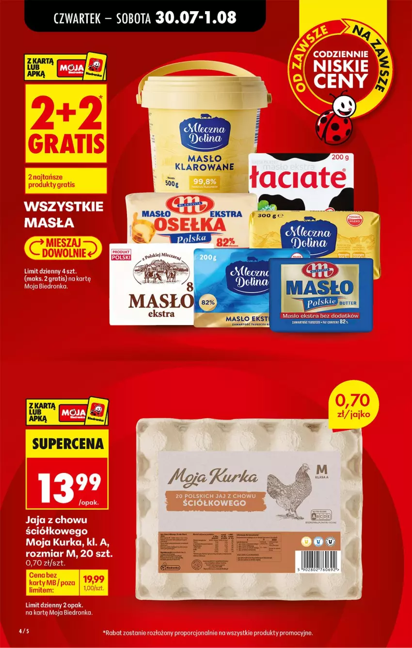 Gazetka promocyjna Biedronka - Od Czwartku - ważna 30.07 do 01.08.2026 - strona 8 - produkty: Masło, Masło klarowane, Miecz