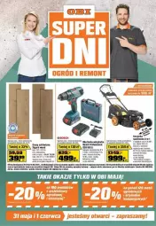 Gazetka promocyjna Obi - Gazetka - ważna od 18.06 do 18.06.2024 - strona 1 - produkty: Telefon, Kosz, Tarka, Dres, Wkręt, Wkrętarka, Bosch