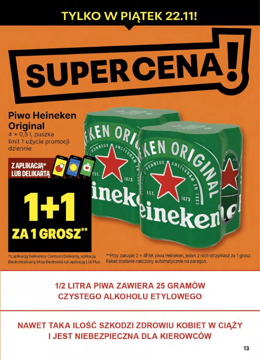 Gazetka promocyjna Delikatesy Centrum - NOWA GAZETKA Delikatesy Centrum od 21 listopada! 21-27.11.2024 - ważna 21.11 do 27.11.2024 - strona 13 - produkty: Gra, Piec, Piwa