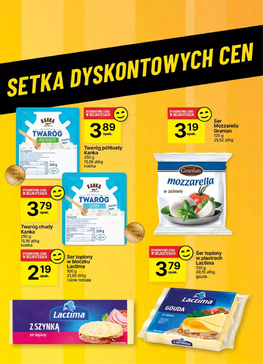 Gazetka promocyjna Delikatesy Centrum - NOWA GAZETKA Delikatesy Centrum od 21 listopada! 21-27.11.2024 - ważna 21.11 do 27.11.2024 - strona 44 - produkty: Gouda, Gra, Mozzarella, Ser, Ser topiony, Top, Twaróg, Twaróg chudy, Twaróg półtłusty