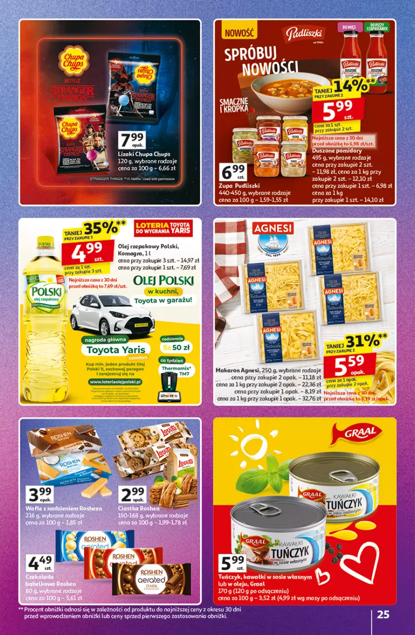Gazetka promocyjna Auchan - Znane marki duży wybór Hipermarket - ważna 16.10 do 22.10.2025 - strona 25 - produkty: Bezy, Garaż, Gra, Makaron, Olej, Olej rzepakowy, Toyo