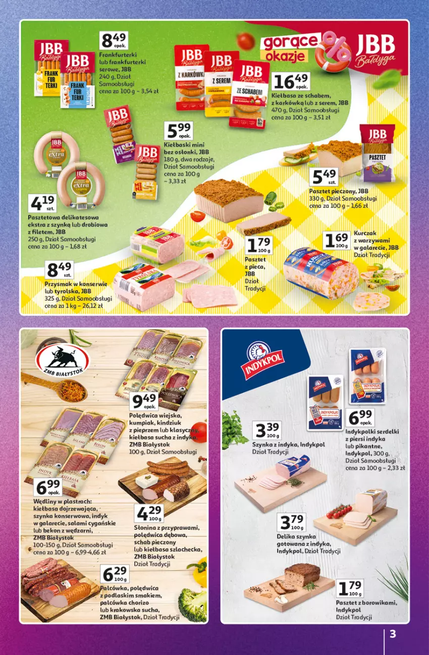 Gazetka promocyjna Auchan - Znane marki duży wybór Hipermarket - ważna 16.10 do 22.10.2025 - strona 3 - produkty: Beko, Gala, Kiełbasa, Kindziuk, Koc, Kurczak, LG, Owoce, Pasztet, Piec, Pieprz, Podlaski, Polędwica, Salami, Ser, Serdelki, Szynka, Szynka konserwowa, Wanna, Warzywa