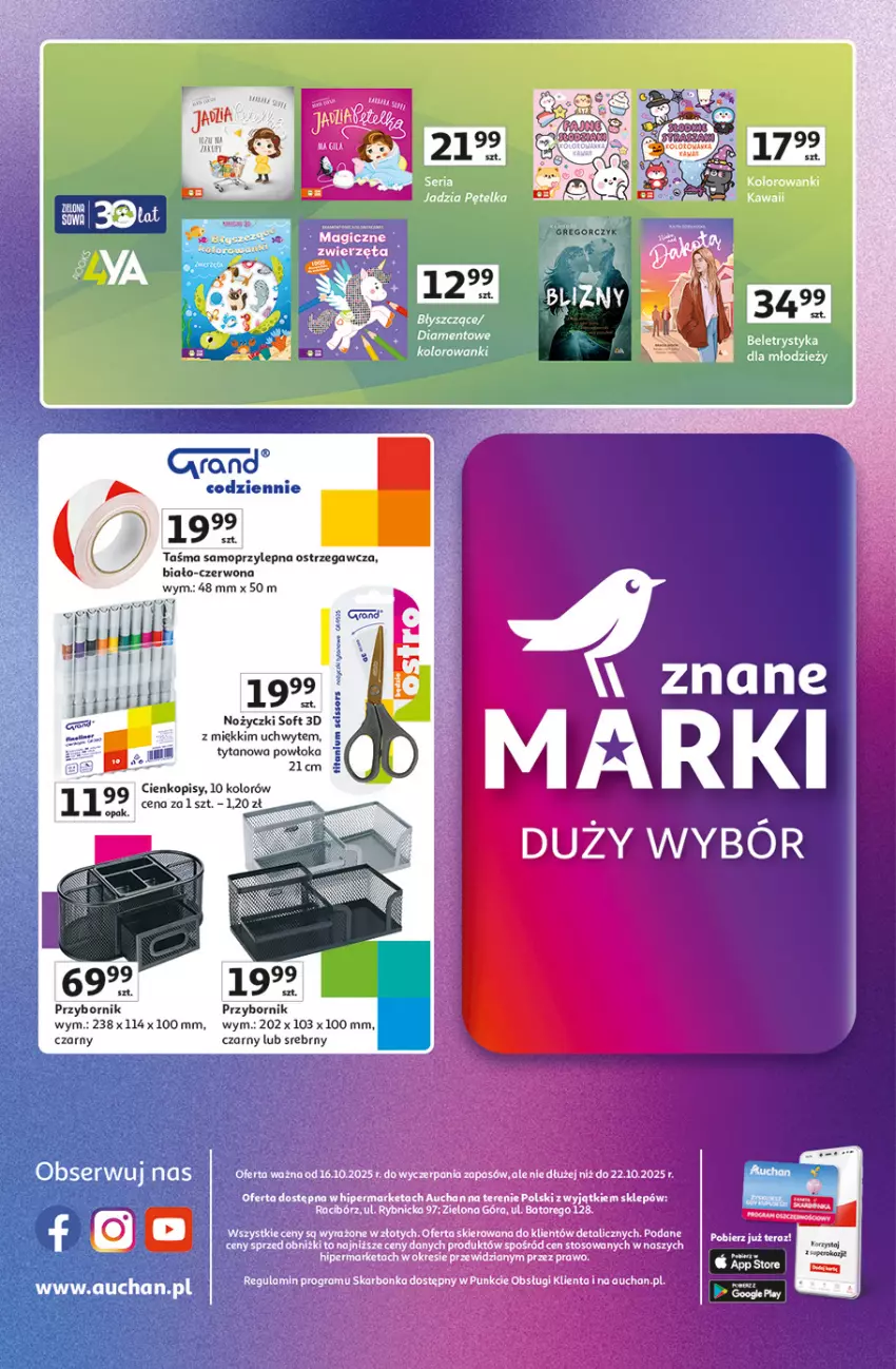 Gazetka promocyjna Auchan - Znane marki duży wybór Hipermarket - ważna 16.10 do 22.10.2025 - strona 44 - produkty: Gra, Mop, Ser, Tytan