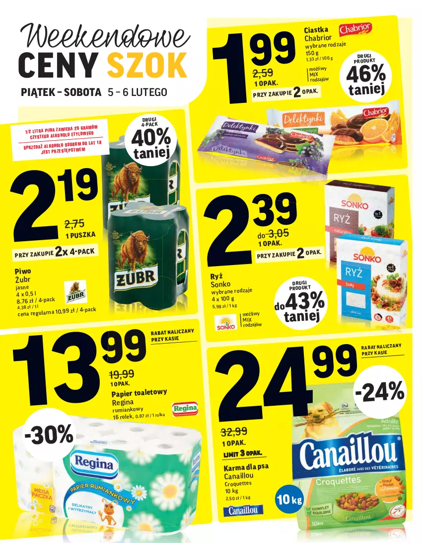 Gazetka promocyjna Intermarche - Świeżo tanio - ważna 02.02 do 09.02.2021 - strona 39 - produkty: Canaillou, Chabrior, Gin, Papier, Piwo, Rum, Sonko