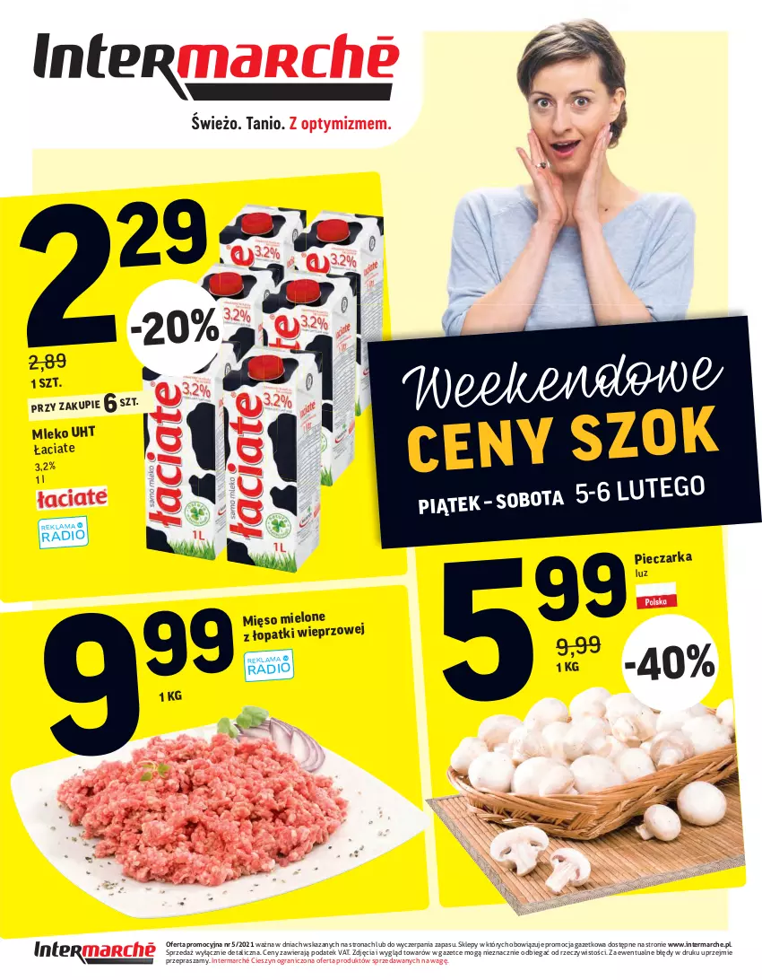 Gazetka promocyjna Intermarche - Świeżo tanio - ważna 02.02 do 09.02.2021 - strona 40 - produkty: Gra, Mięso, Mięso mielone, Mleko, Piec, Pieczarka