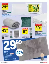 Gazetka promocyjna Intermarche - Świeżo tanio - Gazetka - ważna od 09.02 do 09.02.2021 - strona 37 - produkty: Top, Koc, Poszewka, Materac, Tera, Pokrowiec, Poduszka