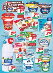 Gazetka promocyjna Dino - Gazetka 36 - Gazetka - ważna od 12.09 do 12.09.2023 - strona 13 - produkty: Mozzarella, Belriso, Serek wiejski, Ser, Gra, Danone, Zott, Jogurt, Danonki, Kefir naturalny, Mlekovita, Serek, Hochland, Deser, Kefir, Almette, Monte, Mleko