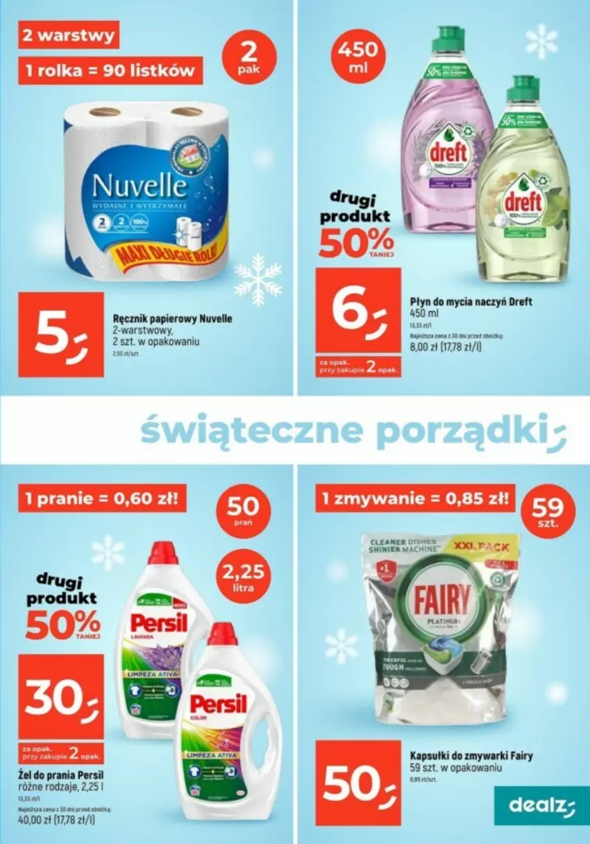 Gazetka promocyjna Dealz - ważna 09.11 do 15.11.2023 - strona 11 - produkty: Do mycia naczyń, Papier, Persil, Płyn do mycia, Płyn do mycia naczyń, Ręcznik, Ser