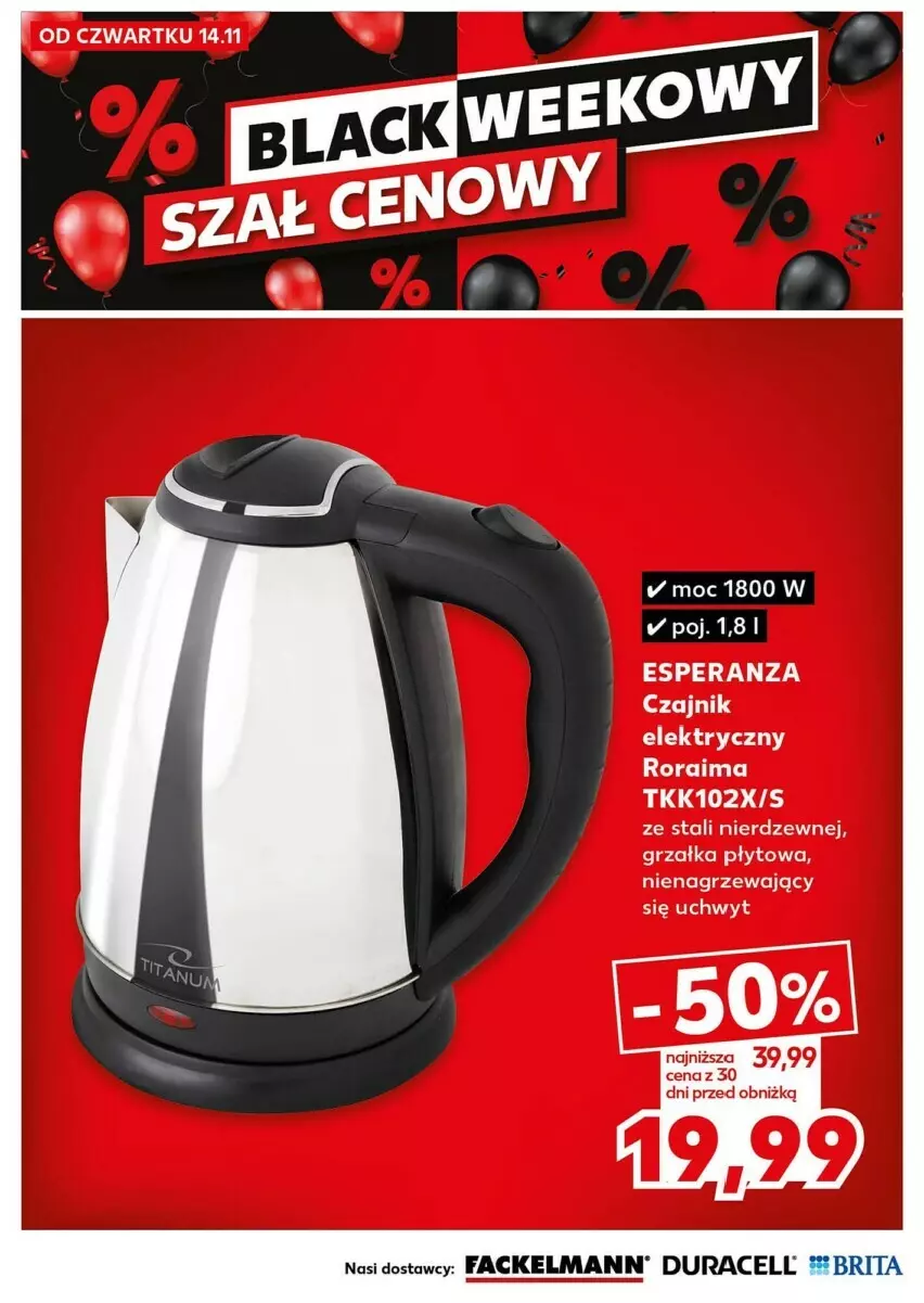 Gazetka promocyjna Kaufland - ważna 14.11 do 20.11.2024 - strona 2 - produkty: Brit, Brita, Duracell, Fa