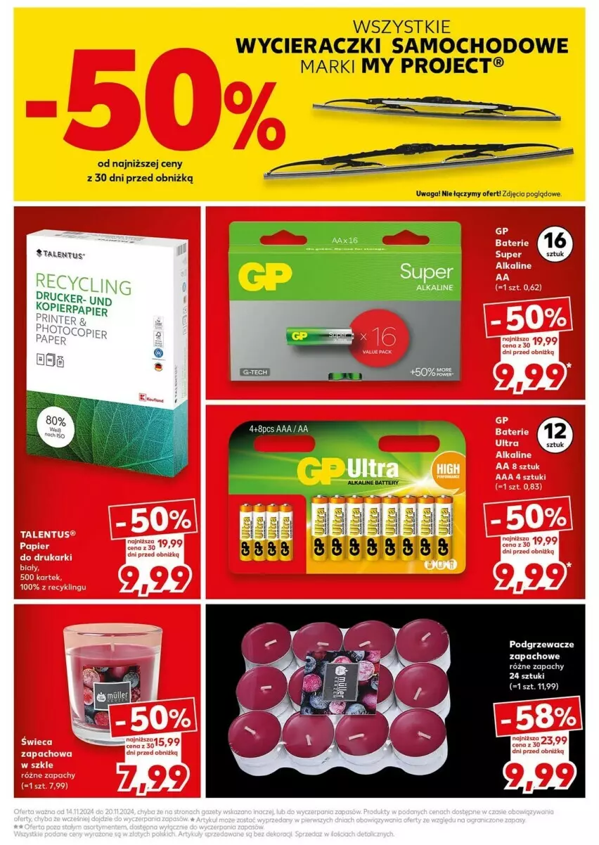 Gazetka promocyjna Kaufland - ważna 14.11 do 20.11.2024 - strona 9 - produkty: Papier, Waga