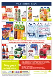 Gazetka promocyjna Carrefour - Gazetka Express - Gazetka - ważna od 01.03 do 01.03.2021 - strona 6 - produkty: Piwa, Piwo, Sok pomarańczowy, Sok, Gra, Primavera, Stek, Chipsy, Kosz, Tyskie, Fortuna, Prima, Tymbark, Redd's, Crunchips, Woda mineralna, Woda, Artur, Napój, Nektar, Hortex