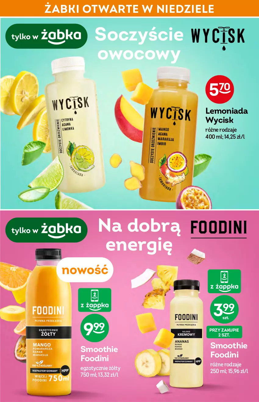Gazetka promocyjna Żabka - ważna 18.05 do 24.05.2022 - strona 23 - produkty: Lemoniada, Smoothie