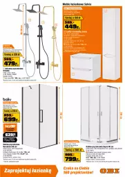 Gazetka promocyjna Obi - Gazetka OBI - Gazetka - ważna od 11.03 do 11.03.2025 - strona 9 - produkty: Kabina prysznicowa, Kompakt WC, Bateria umywalkowa, Bateria prysznicowa, Sok, Ser, Słupek, Deska wolnoopadająca, Meble łazienkowe, Tran, Szafka, Rolki, Bateria wannowa, Bateria, Brodzik, Meble, Miska, Lakier