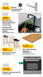 Gazetka promocyjna Castorama - Gazetka Castorama - Gazetka - ważna od 06.02 do 06.02.2022 - strona 21 - produkty: Ser, Gra, Bateria kuchenna, Rama, Zlew, Stołek, Kuchnia, Korpusy, Bateria, Piekarnik, Astor, Olej