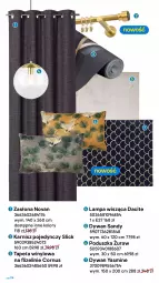 Gazetka promocyjna Castorama - Gazetka Castorama - Gazetka - ważna od 06.02 do 06.02.2022 - strona 24 - produkty: Tapeta, Ser, Zasłona, Karnisz, Poduszka, Lampa, Dywan, Lampa wisząca