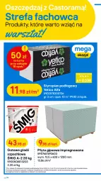 Gazetka promocyjna Castorama - Gazetka Castorama - Gazetka - ważna od 06.02 do 06.02.2022 - strona 34 - produkty: Gładź szpachlowa, Płyta gipsowa, Rama, LANA, Płyta, Astor, Fa