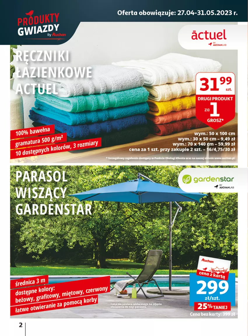 Gazetka promocyjna Auchan - Gazetka Wielkie majowe odkrycia cenowe część #4 Hipermarket Auchan - ważna 18.05 do 27.05.2023 - strona 2