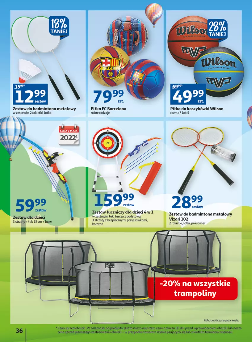 Gazetka promocyjna Auchan - Gazetka Wielkie majowe odkrycia cenowe część #4 Hipermarket Auchan - ważna 18.05 do 27.05.2023 - strona 36 - produkty: Kosz, O nas, Pokrowiec, Ser, Wilson