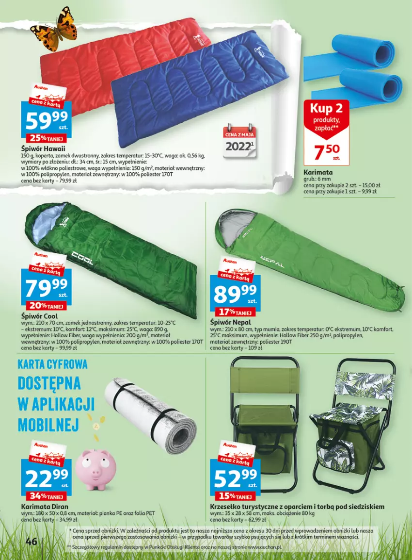 Gazetka promocyjna Auchan - Gazetka Wielkie majowe odkrycia cenowe część #4 Hipermarket Auchan - ważna 18.05 do 27.05.2023 - strona 46 - produkty: Karimata, O nas, Waga