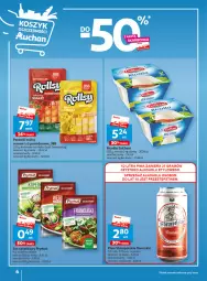 Gazetka promocyjna Auchan - Gazetka Wielkie majowe odkrycia cenowe część #4 Hipermarket Auchan - Gazetka - ważna od 27.05 do 27.05.2023 - strona 6 - produkty: Piwa, Piwo, Prymat, Sos, Ser, Gin, Gra, Parówki, Ricotta, Sałat, Galbani