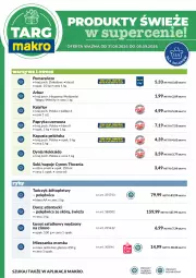 Gazetka promocyjna Makro - Targ MAKRO - oferta świeża w super cenach! - Gazetka - ważna od 05.09 do 05.09.2026 - strona 6 - produkty: Polędwica, Kalafior, Warzywa, Top, Sok, Gry, Papryka czerwona, Papryka, Warzywa i owoce, Mieszanka morska, Pomarańcze, Napoje, Sałat, Tuńczyk, Owoce, Dorsz, Arbuz, Lazur