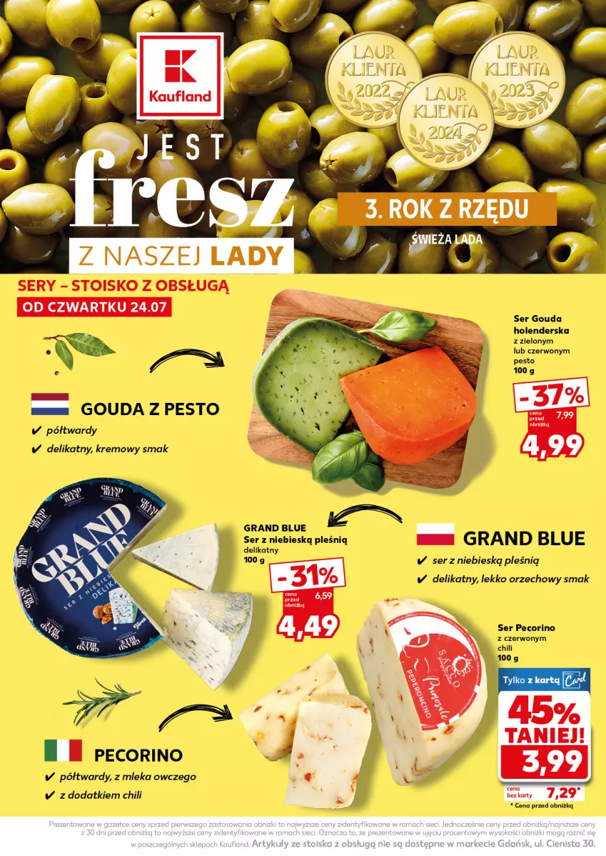 Gazetka promocyjna Kaufland - Mocny Start - ważna 28.07 do 30.07.2025 - strona 14 - produkty: Gouda, Gra, Pecorino, Pesto, Ser