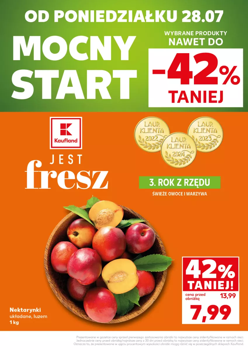 Gazetka promocyjna Kaufland - Mocny Start - ważna 28.07 do 30.07.2025 - strona 2 - produkty: Owoce, Warzywa