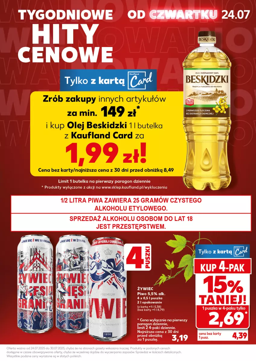Gazetka promocyjna Kaufland - Mocny Start - ważna 28.07 do 30.07.2025 - strona 5 - produkty: Gra, Piwa, Piwo