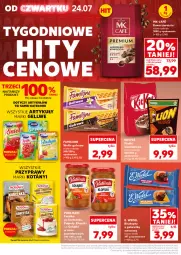Gazetka promocyjna Kaufland - Mocny Start - Gazetka - ważna od 30.07 do 30.07.2025 - strona 8 - produkty: Sos, Kawa ziarnista, Kawa, Wafle, Pulpety, Pudliszki, Gala, Klopsiki, Fa