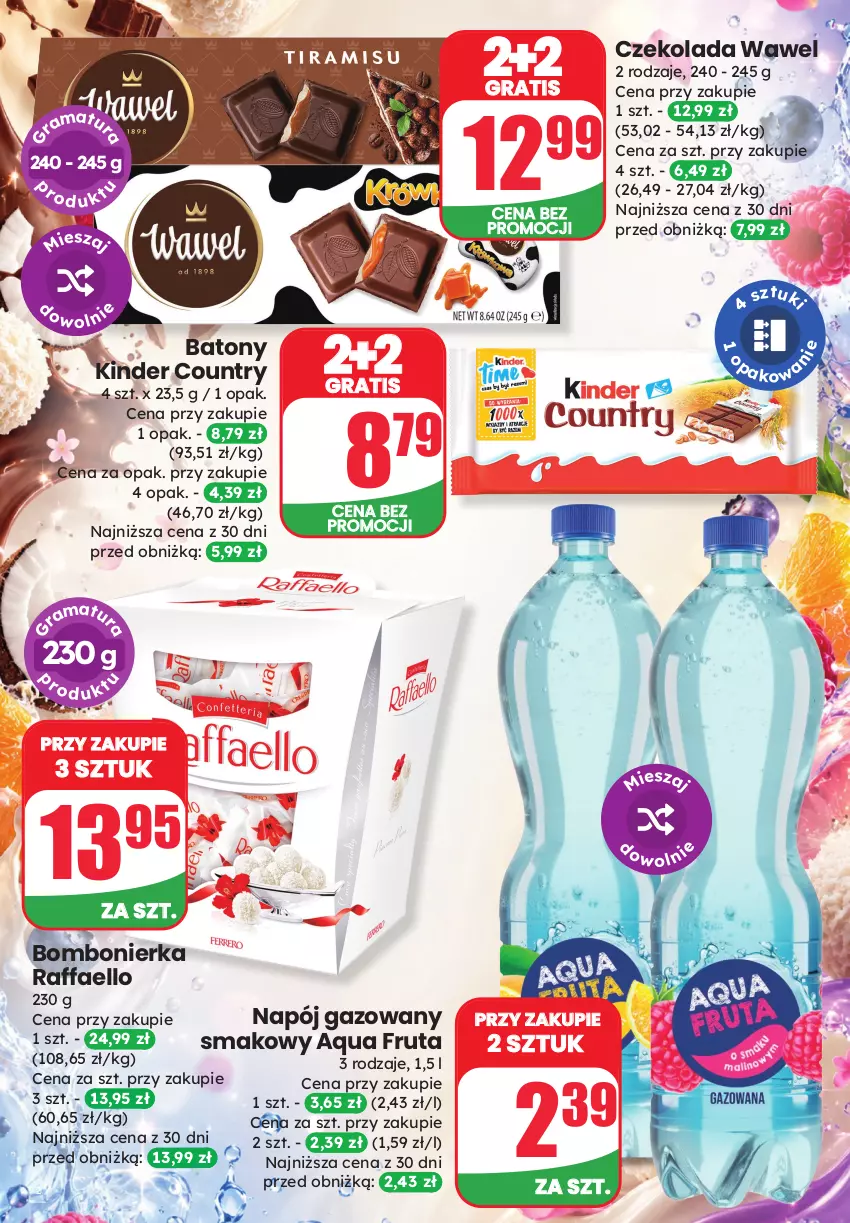 Gazetka promocyjna Dino - Katalog - Weekendowe Okazjeㅤ - ważna 19.06 do 20.06.2026 - strona 2 - produkty: Baton, Czekolada, Fa, Gra, Kinder, Napój, Napój gazowany, Raffaello, Wawel