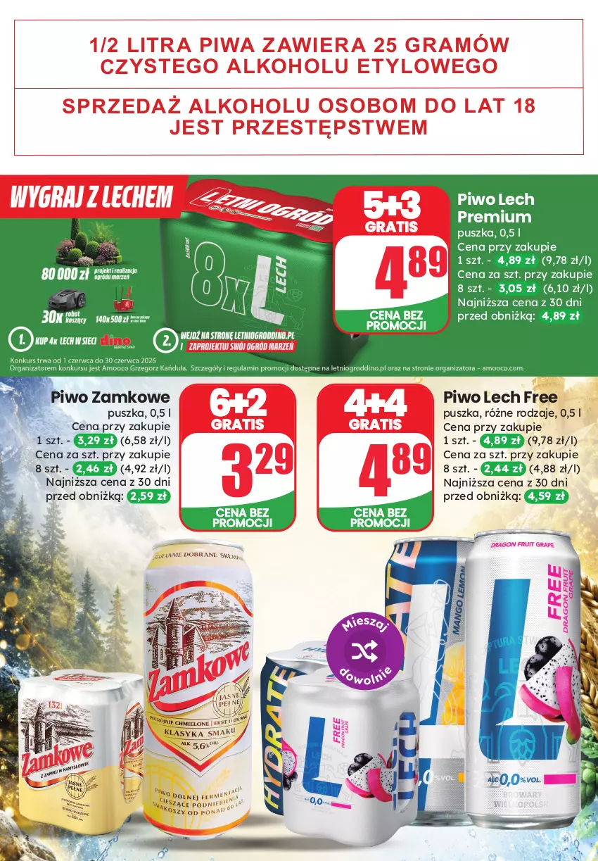 Gazetka promocyjna Dino - Katalog - Weekendowe Okazjeㅤ - ważna 19.06 do 20.06.2026 - strona 4 - produkty: Gra, Lech Premium, Piwa, Piwo