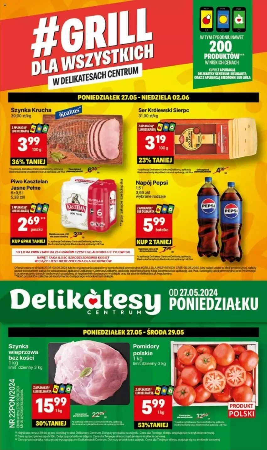 Gazetka promocyjna Delikatesy Centrum - ważna 27.05 do 02.06.2024 - strona 14 - produkty: Gra, Piec, Piwa, Rum