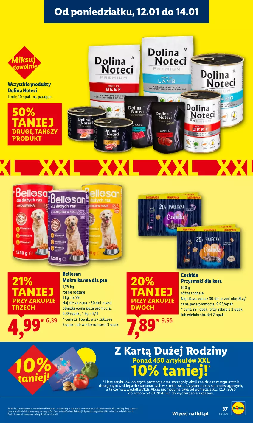 Gazetka promocyjna Lidl - GAZETKA - ważna 12.01 do 14.01.2026 - strona 37 - produkty: Bell, Mokra karma, Przysmaki