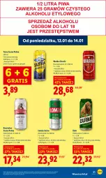 Gazetka promocyjna Lidl - GAZETKA - Gazetka - ważna od 14.01 do 14.01.2026 - strona 31 - produkty: Gra, Kasztelan, Warka, Tatra