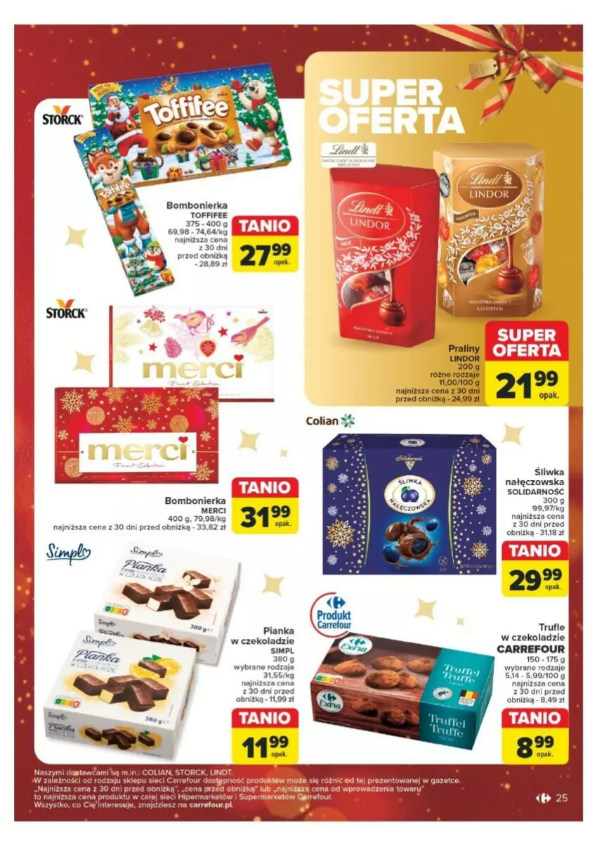 Gazetka promocyjna Carrefour - ważna 16.12 do 24.12.2024 - strona 18 - produkty: Merci, Toffifee