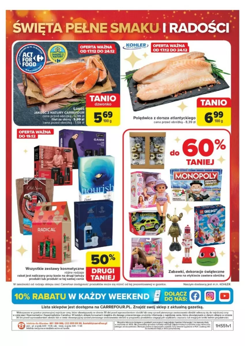 Gazetka promocyjna Carrefour - ważna 16.12 do 24.12.2024 - strona 35 - produkty: Dorsz, Obraz, Polędwica