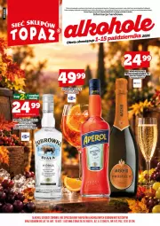 Gazetka promocyjna Topaz - Gazetka - Gazetka - ważna od 15.10 do 15.10.2026 - strona 3 - produkty: Top, Mus, Prosecco, Wino, Likier, Aperol