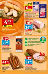 Gazetka promocyjna Auchan - Pewność Niskich Cen Hipermarket - Gazetka - ważna od 04.09 do 04.09.2024 - strona 22 - produkty: Polędwica, Ser, Prosciutto, Szynka konserwowa, Szynka, Morliny, Kiełbasa