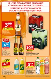 Gazetka promocyjna Auchan - Pewność Niskich Cen Hipermarket - Gazetka - ważna od 04.09 do 04.09.2024 - strona 34 - produkty: Piwo, 7up, Mirinda, Karp, Pepsi, Schweppes, Napój gazowany, Napój