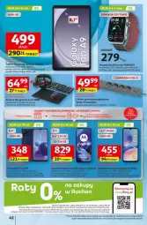 Gazetka promocyjna Auchan - Pewność Niskich Cen Hipermarket - Gazetka - ważna od 04.09 do 04.09.2024 - strona 50 - produkty: Top, Por, Gra, Acer, Amol, Motorola, Słuchawki, Klawiatura, Tablet, Kosz, Smartwatch, LANA, Podkładka, Sport, Mysz, Bateria, Samsung, Podkładka pod mysz, Gala, Smartfon, Podkład, Listwa, Fa