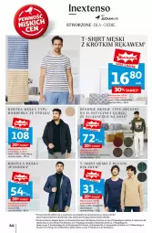 Gazetka promocyjna Auchan - Pewność Niskich Cen Hipermarket - Gazetka - ważna od 04.09 do 04.09.2024 - strona 52 - produkty: Sos, Acer, Kurtka, Cars, Kosz, T-shirt, Koszula, Spodnie
